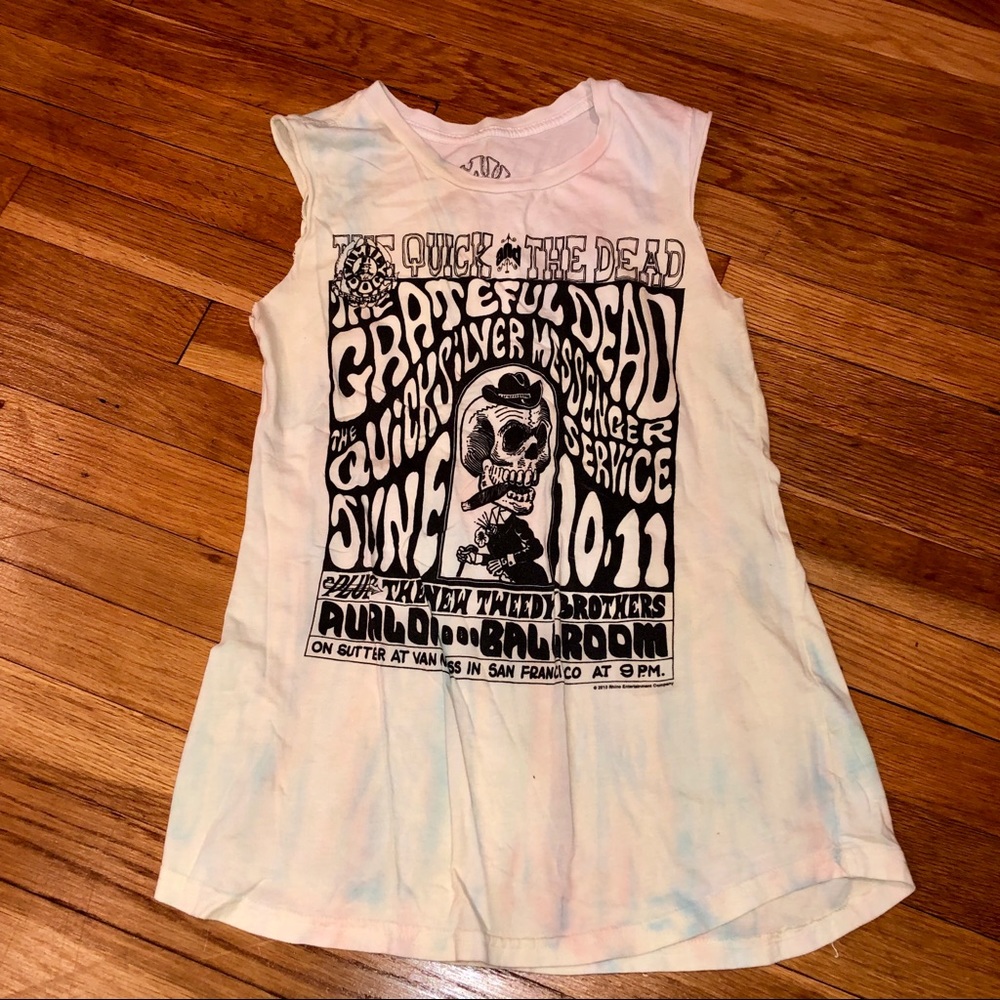 Chaser LA tie dye Grateful Dead muscle tank